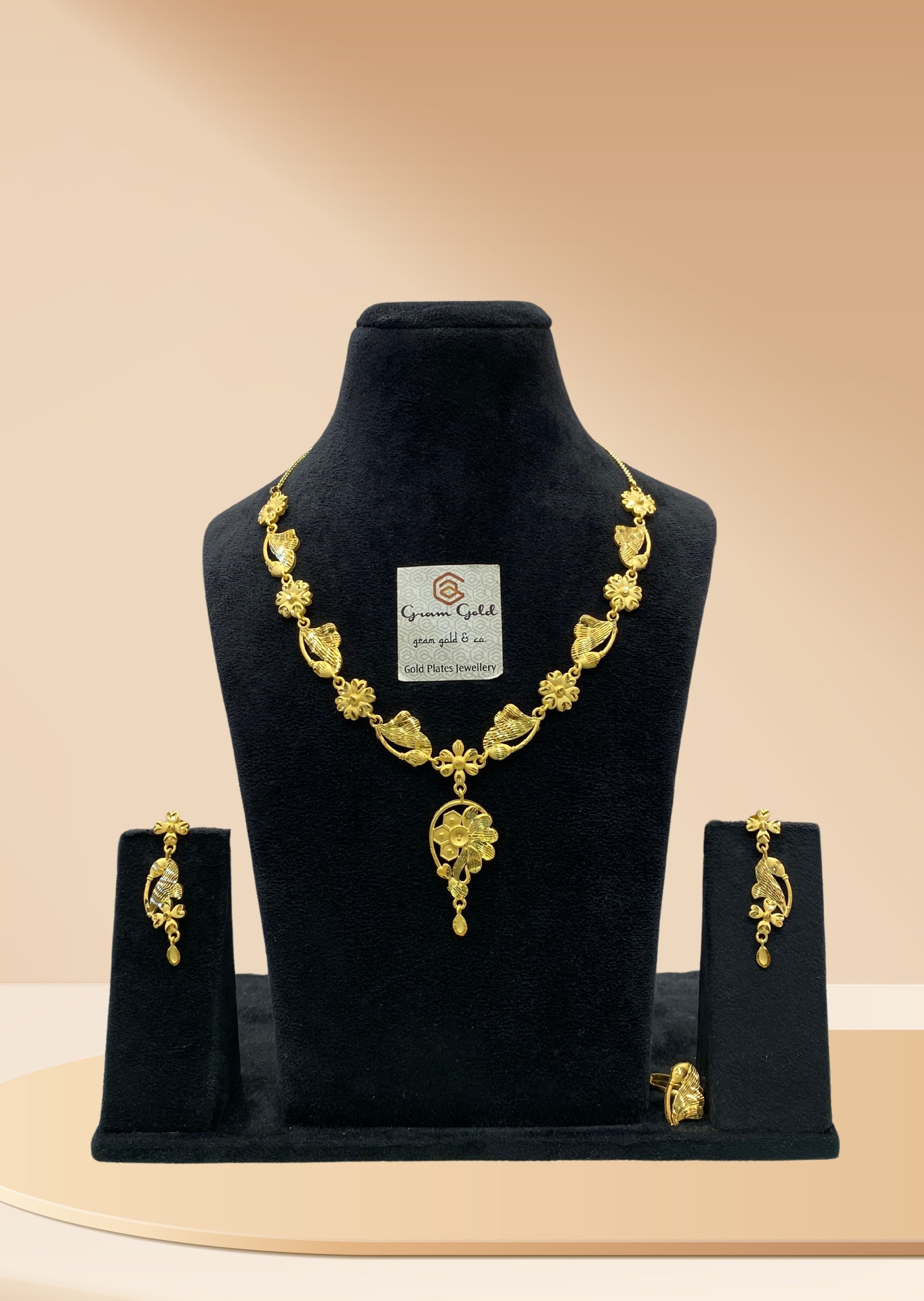 Turkish Gold Plated Mini Necklace Set