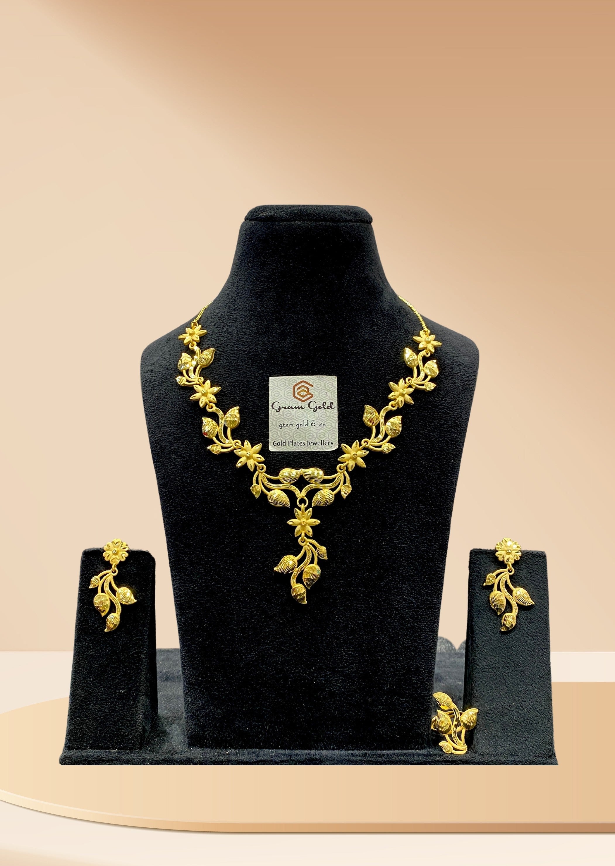 Turkish Gold Plated Mini Necklace Set