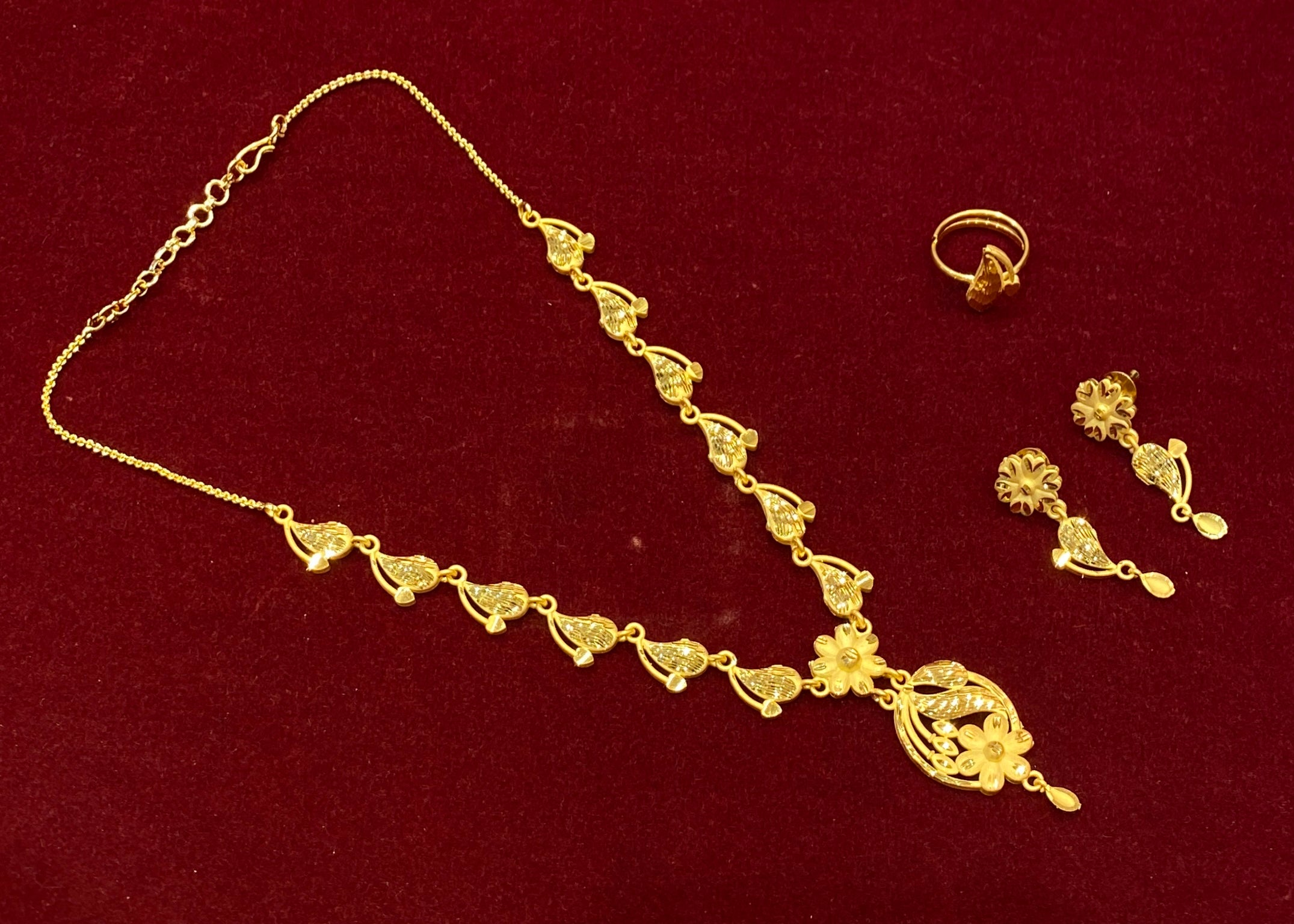 Turkish Gold Plated Mini Necklace Set